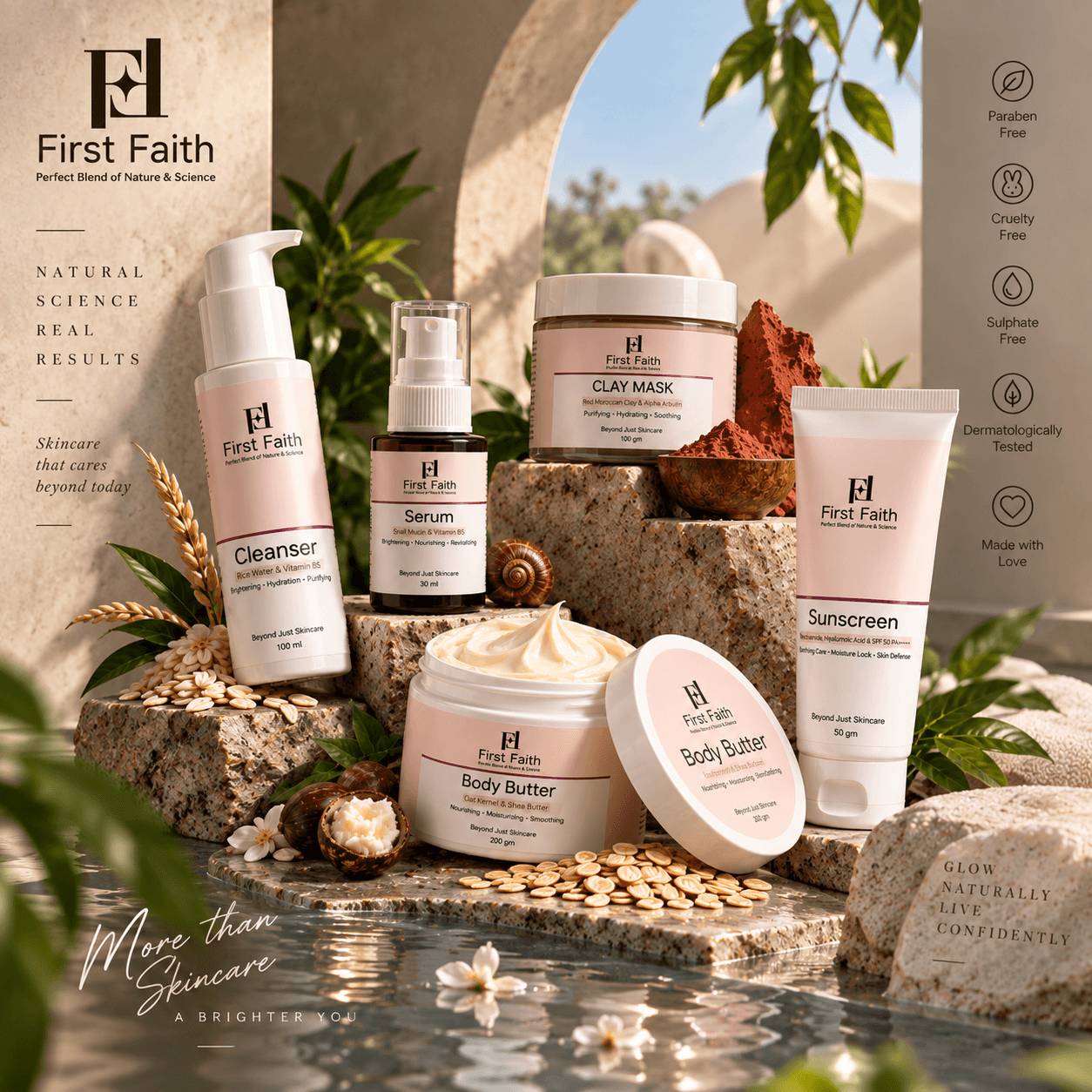 First Faith skincare philosophy